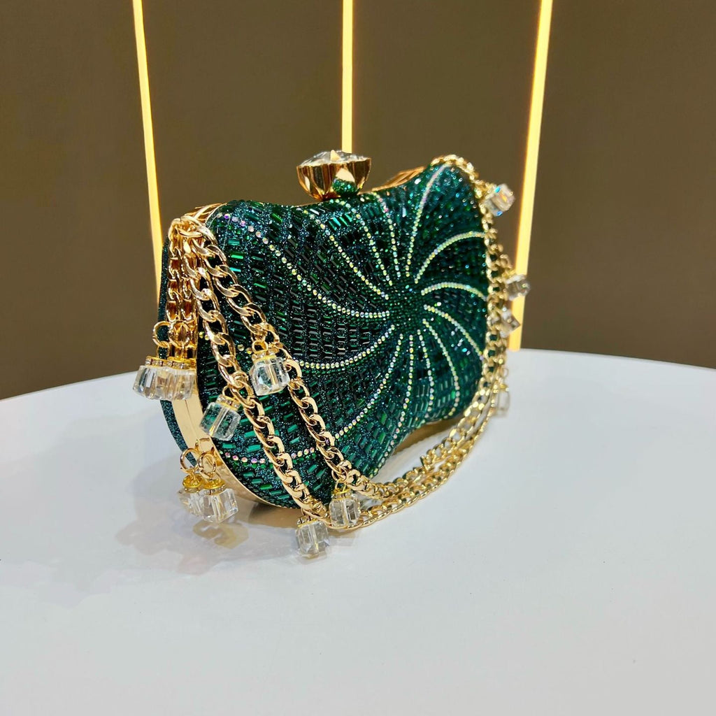 Rhinestone Evening Clutch Bag for Women | Diamond Party Handbag A47
