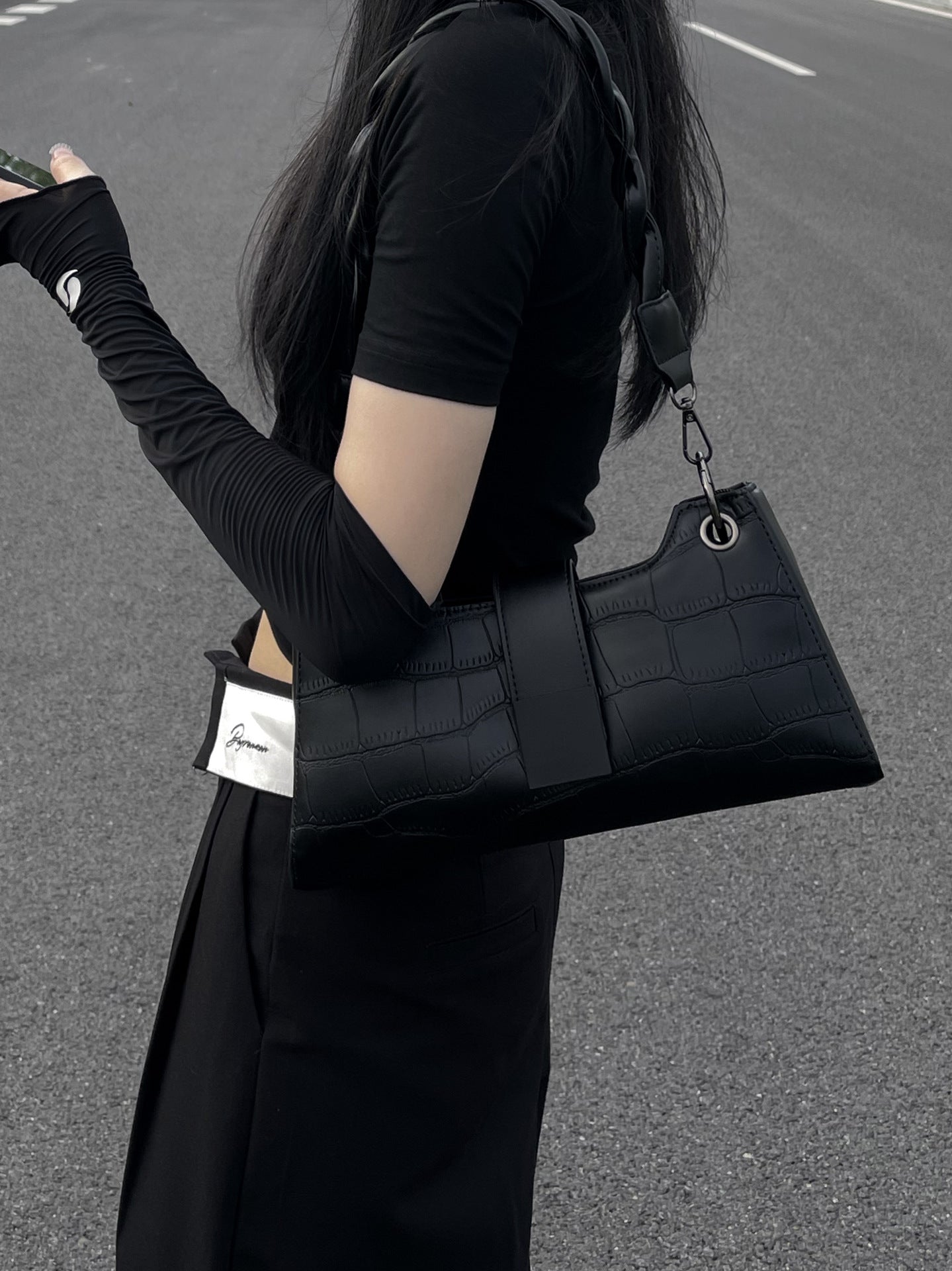 High-End PU Baguette Underarm Bag | Shoulder Crossbody Bag for Women A64