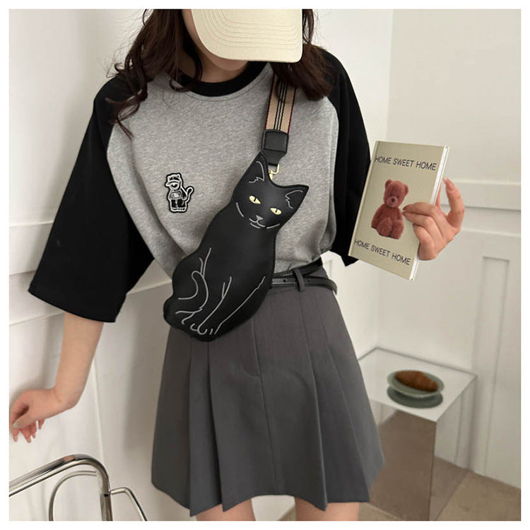Cat Shaped Sling Bag for Women | Korean Style Shoulder Bag A10