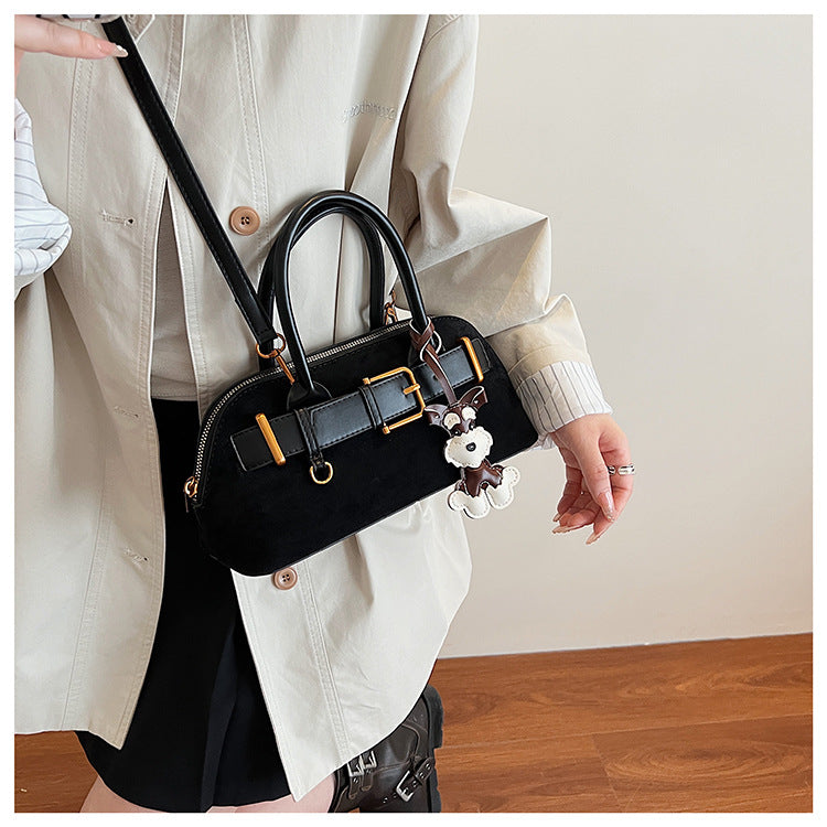 Retro Satchel Bag for Women | PU Leather Commuter Handbag Charm A40