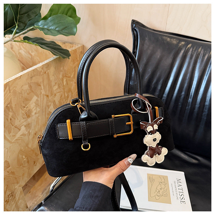 Retro Satchel Bag for Women | PU Leather Commuter Handbag Charm A40