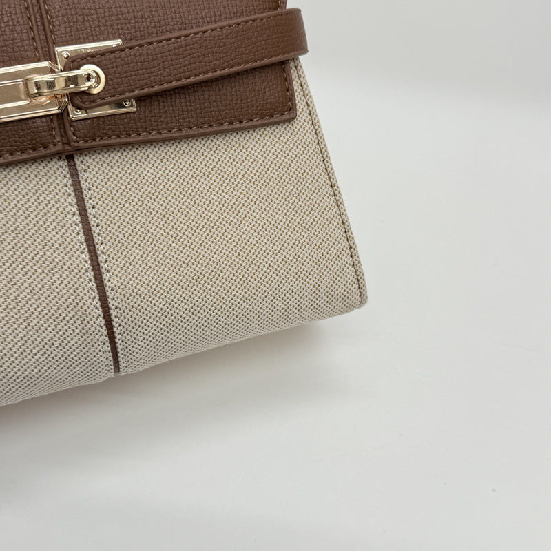 Classic Kelly Lock Bag for Women | PU Leather Crossbody Shoulder Bag A44