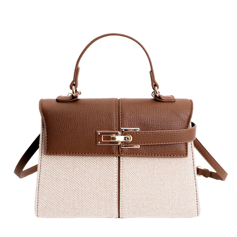 Classic Kelly Lock Bag for Women | PU Leather Crossbody Shoulder Bag A44