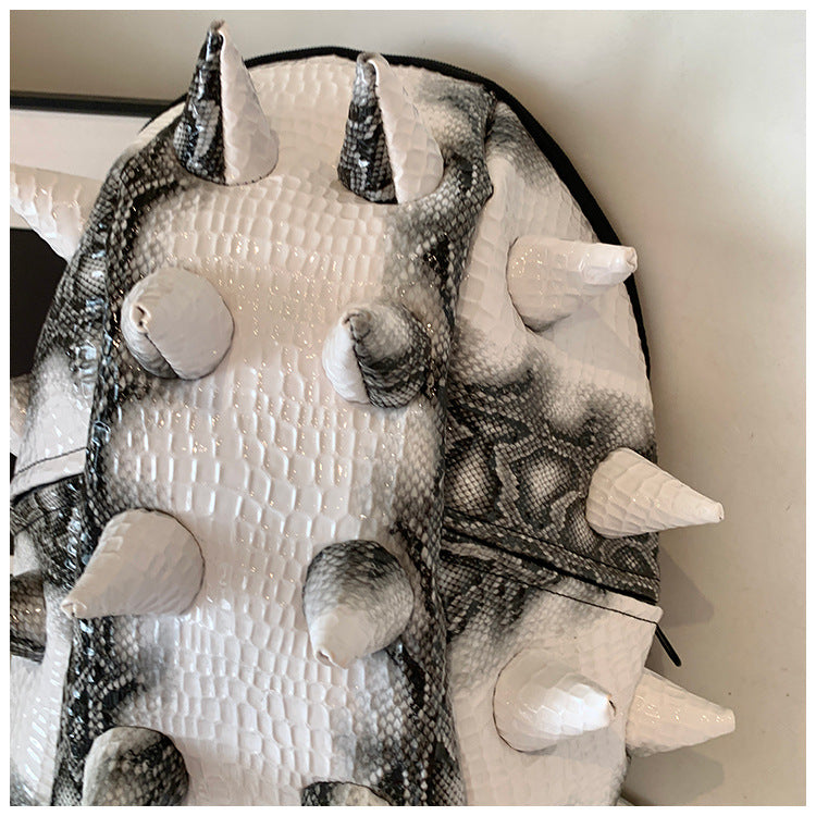 3D Hedgehog PU Backpack | Waterproof Animal Pattern School Bag A58