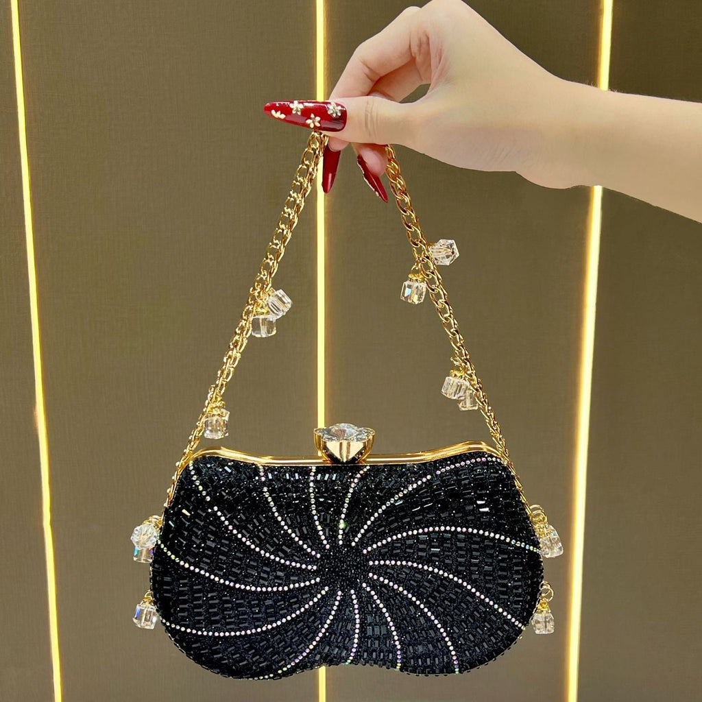 Rhinestone Evening Clutch Bag for Women | Diamond Party Handbag A47