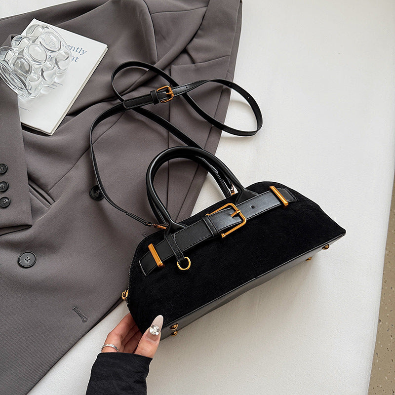 Retro Satchel Bag for Women | PU Leather Commuter Handbag Charm A40