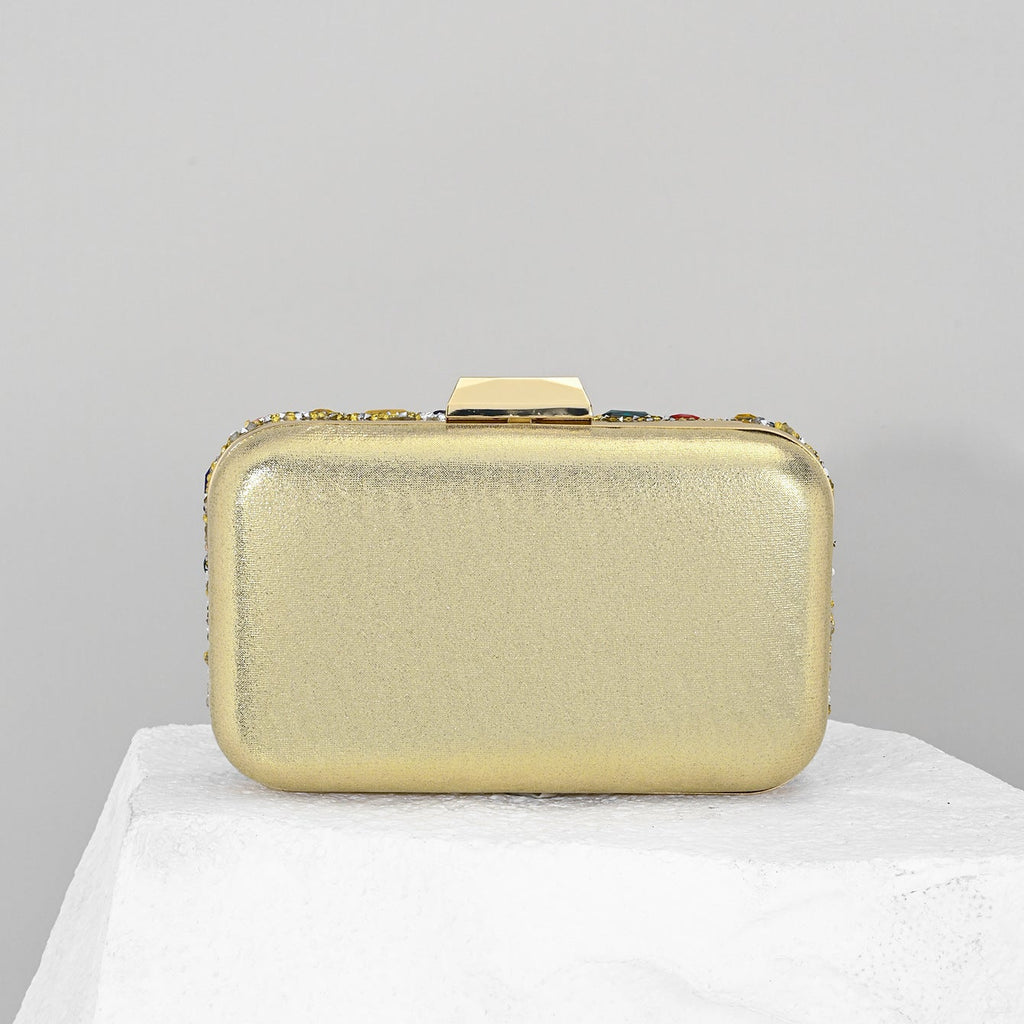 Full Rhinestone Acrylic Clutch Bag | Square Evening Banquet Bag A70