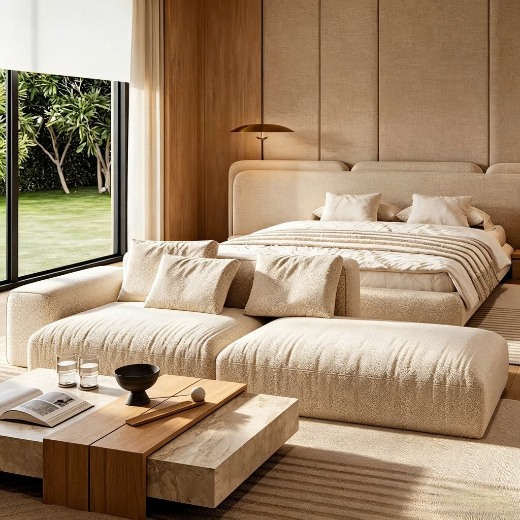 Embrace Italian Cream Style Bed A109