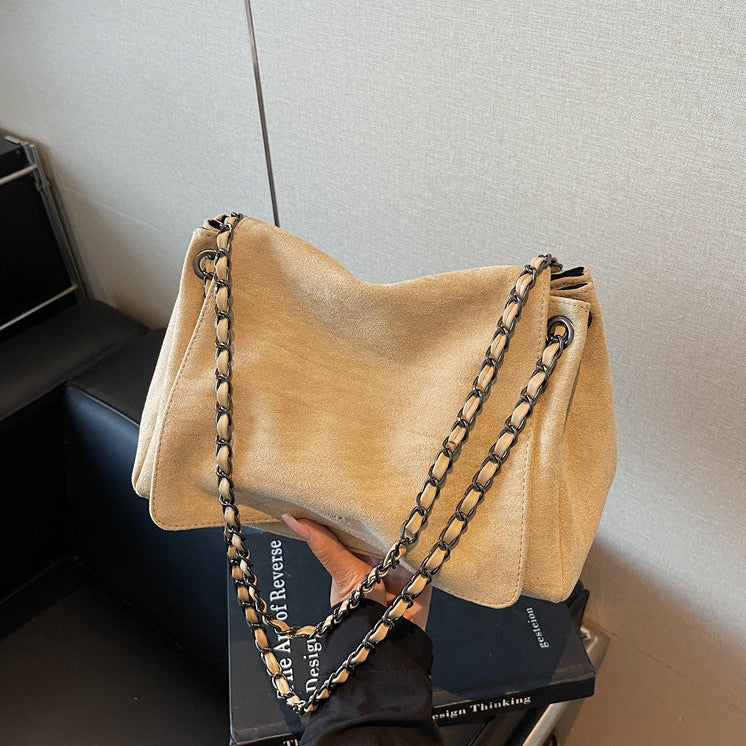 Large Capacity PU Chain Tote Bag | Crossbody Shoulder Bag for Women A71