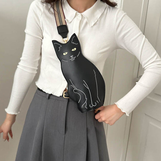 Cat Shaped Sling Bag for Women | Korean Style Shoulder Bag A10