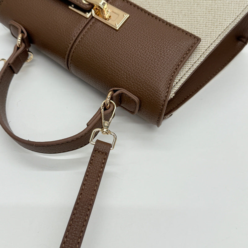 Classic Kelly Lock Bag for Women | PU Leather Crossbody Shoulder Bag A44