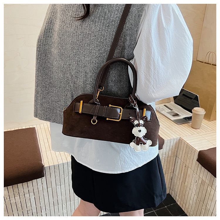 Retro Satchel Bag for Women | PU Leather Commuter Handbag Charm A40