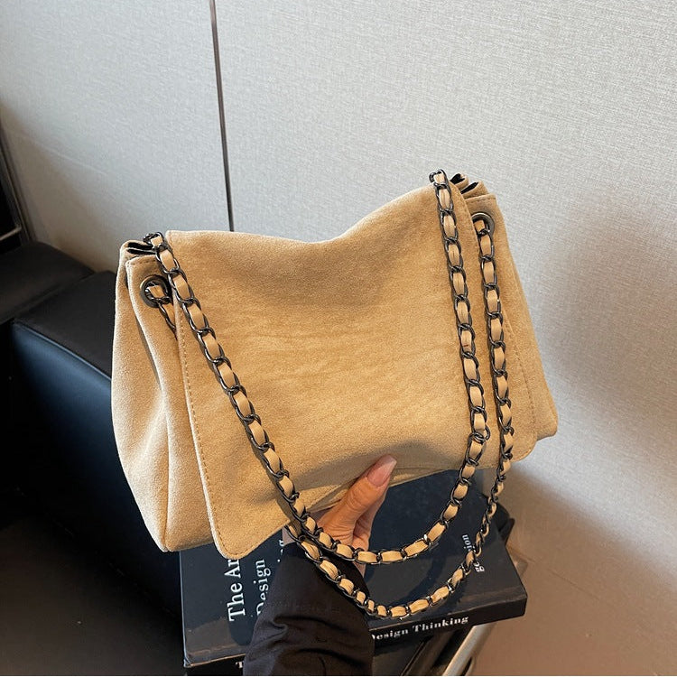 Large Capacity PU Chain Tote Bag | Crossbody Shoulder Bag for Women A71