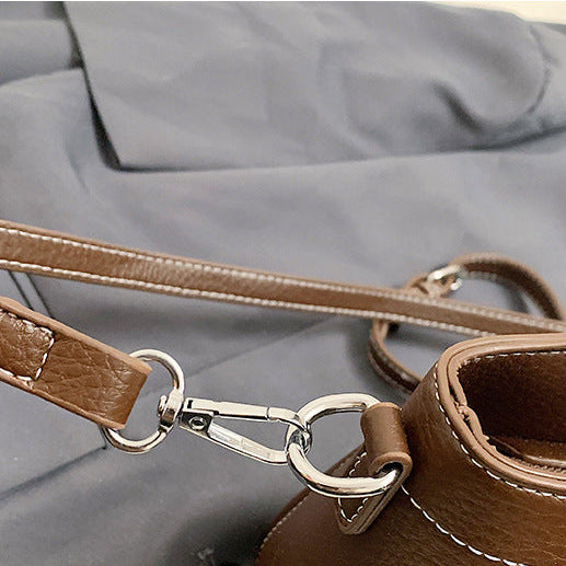 Large Capacity PU Tote Bag for Women | Zipper, Structured A7