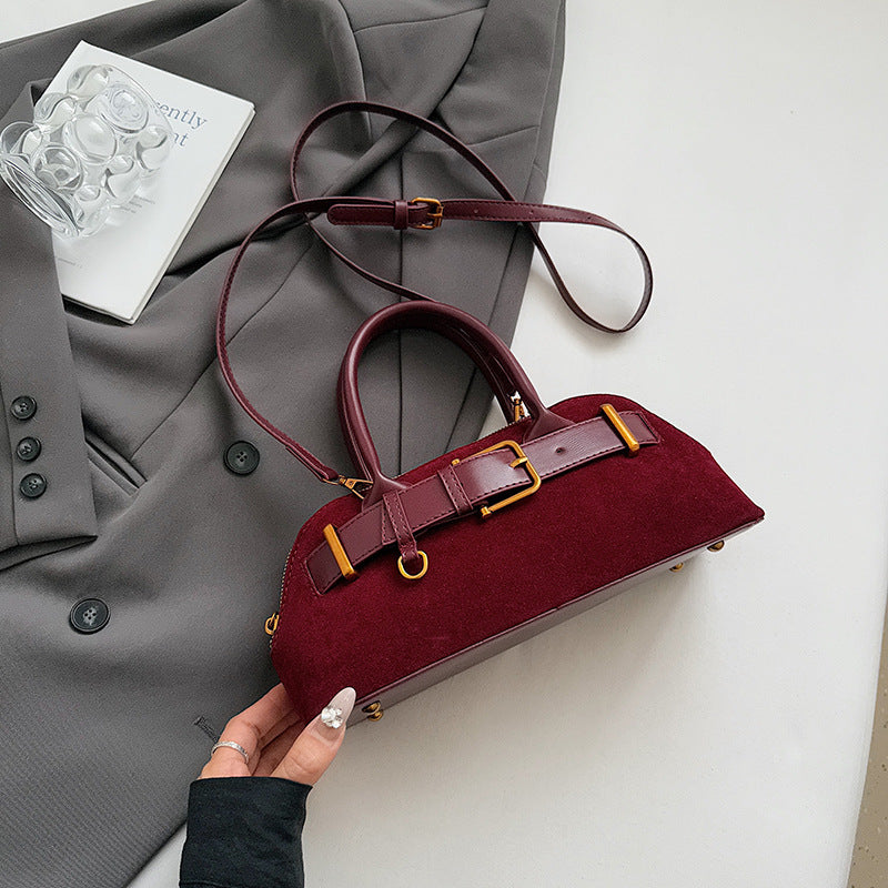 Retro Satchel Bag for Women | PU Leather Commuter Handbag Charm A40