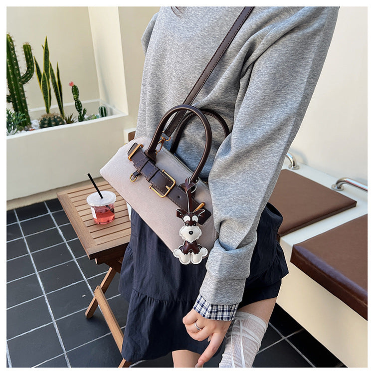 Retro Satchel Bag for Women | PU Leather Commuter Handbag Charm A40