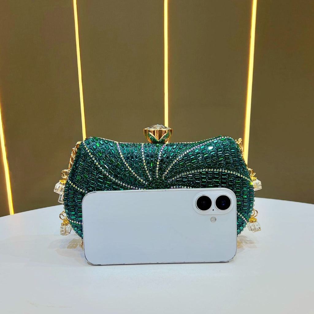 Rhinestone Evening Clutch Bag for Women | Diamond Party Handbag A47