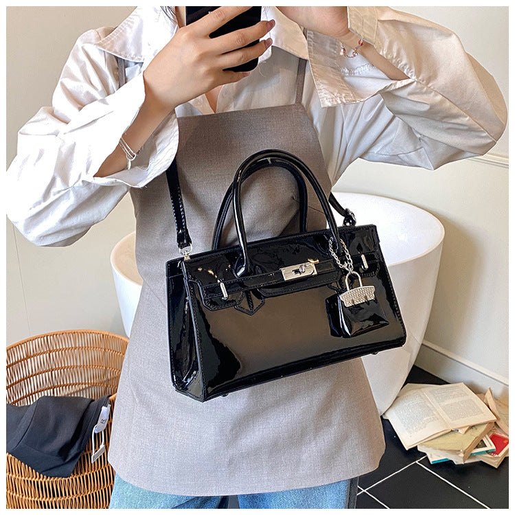 Korean Kelly Tote Bag for Women | PU Leather Underarm Shoulder Bag A45