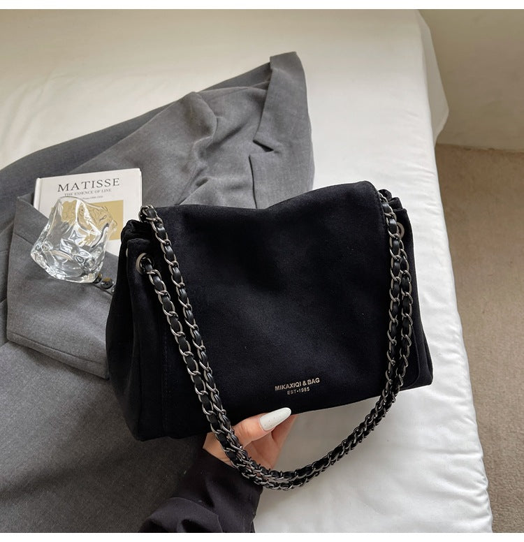 Large Capacity PU Chain Tote Bag | Crossbody Shoulder Bag for Women A71