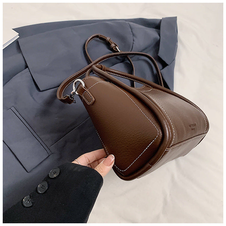 Large Capacity PU Tote Bag for Women | Zipper, Structured A7