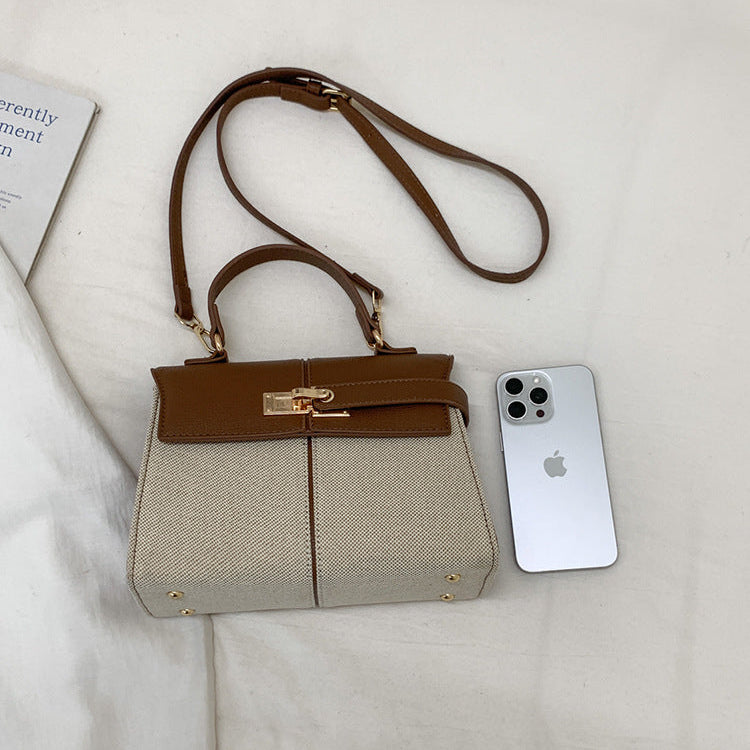 Classic Kelly Lock Bag for Women | PU Leather Crossbody Shoulder Bag A44