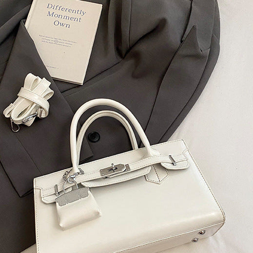 Korean Kelly Tote Bag for Women | PU Leather Underarm Shoulder Bag A45