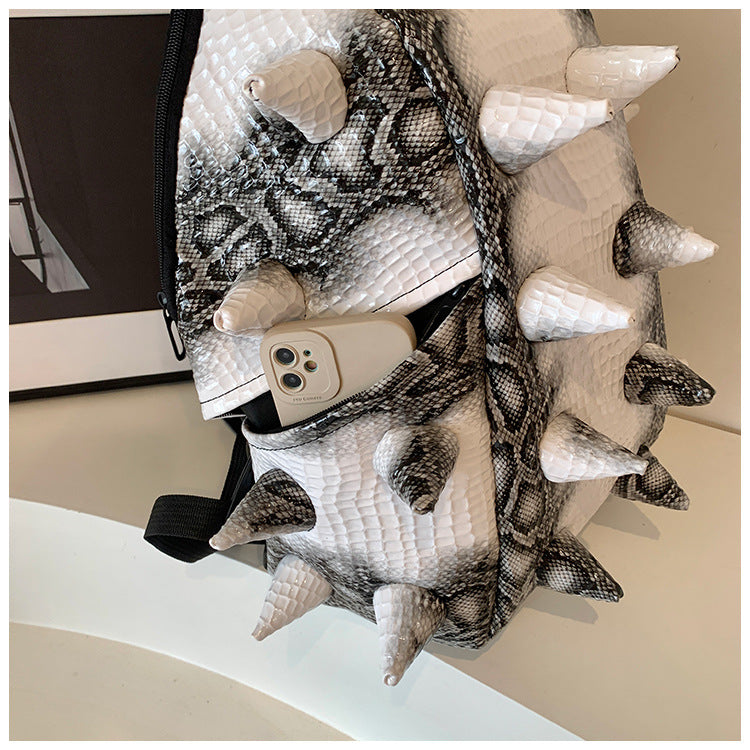 3D Hedgehog PU Backpack | Waterproof Animal Pattern School Bag A58