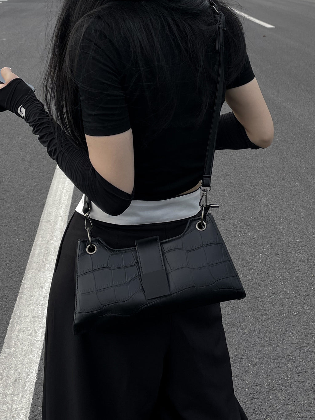High-End PU Baguette Underarm Bag | Shoulder Crossbody Bag for Women A64