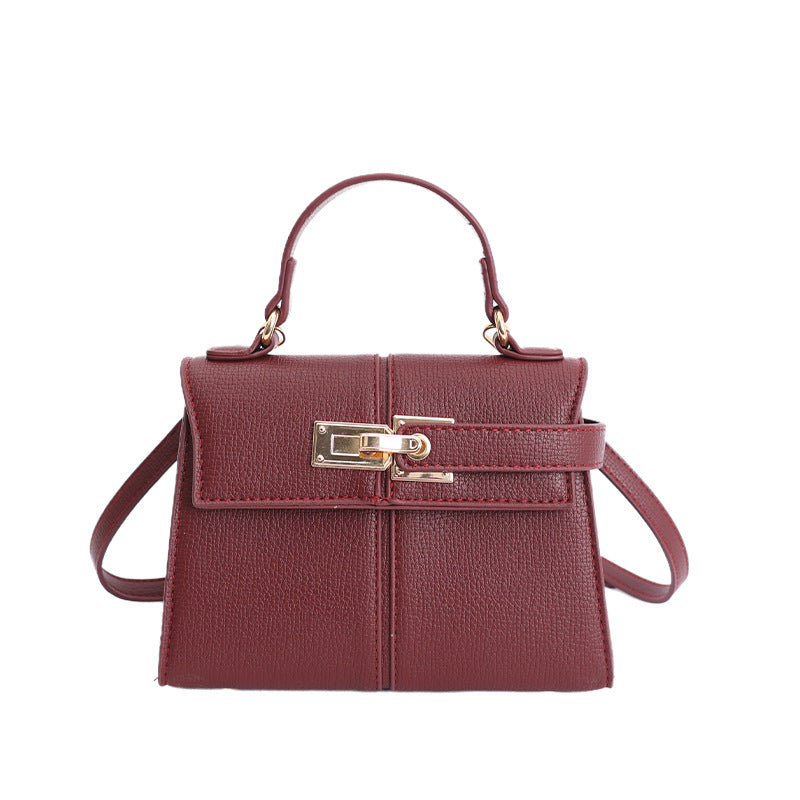 Classic Kelly Lock Bag for Women | PU Leather Crossbody Shoulder Bag A44