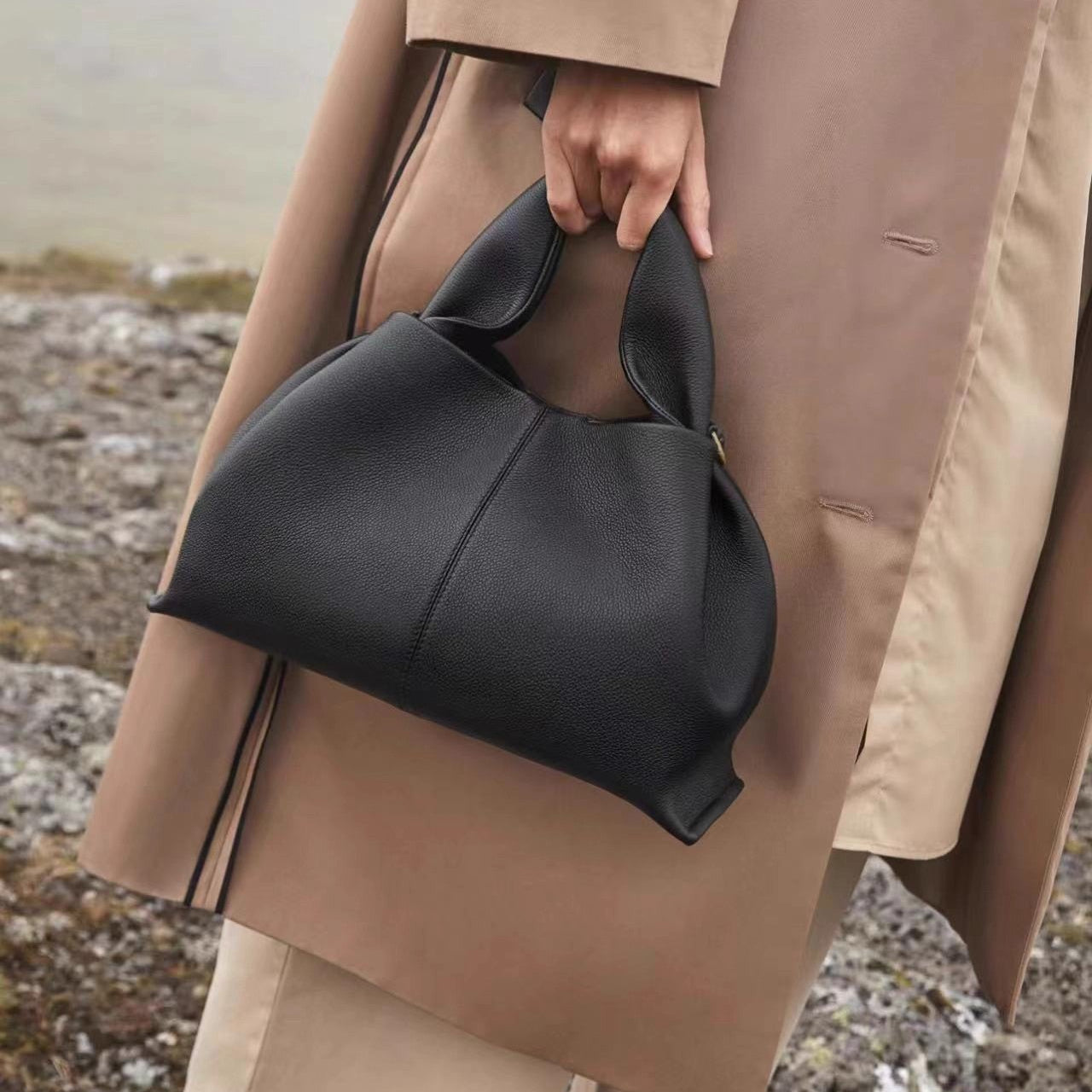 Niche PU Dumpling Tote Bag | Crossbody Handbag for Women A65