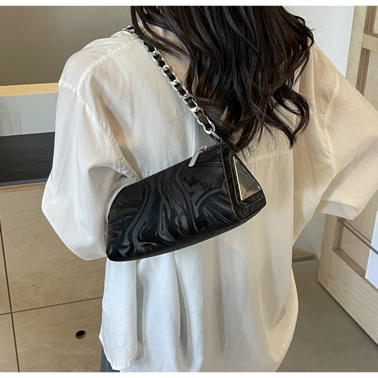 Mini Chain Bag for Women | Embossed PU Square Crossbody Bag A19