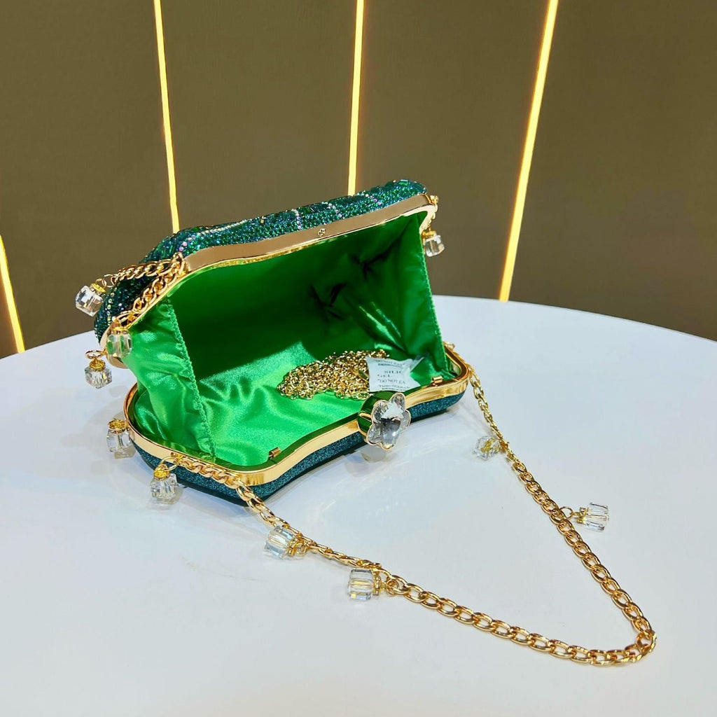 Rhinestone Evening Clutch Bag for Women | Diamond Party Handbag A47