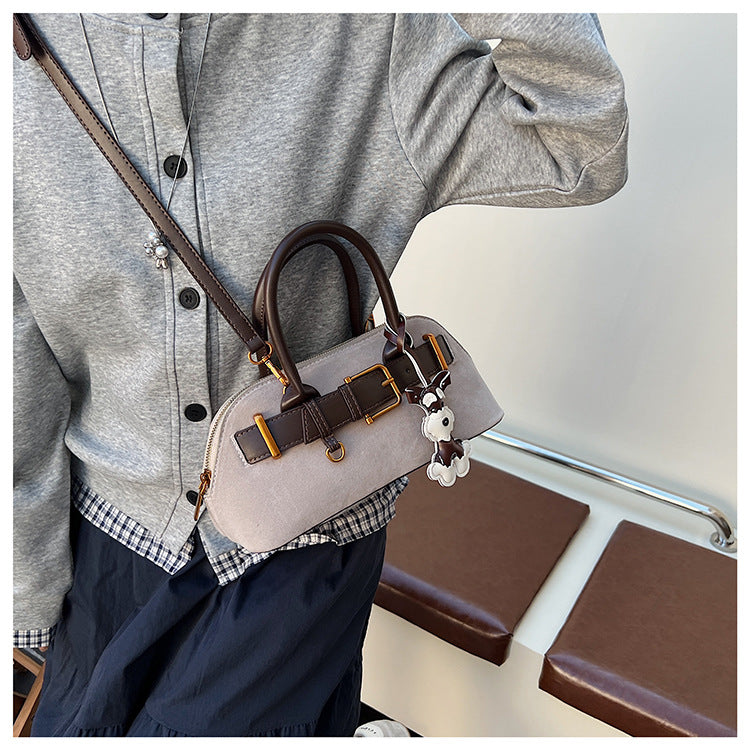 Retro Satchel Bag for Women | PU Leather Commuter Handbag Charm A40