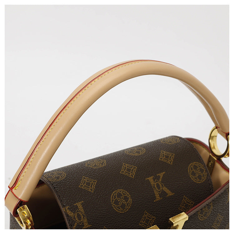 Vintage Pattern Bucket Bag | PU Crossbody Shoulder Bag for Women A69
