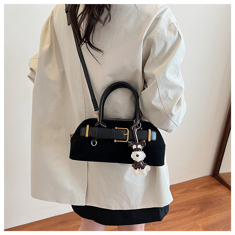 Retro Satchel Bag for Women | PU Leather Commuter Handbag Charm A40