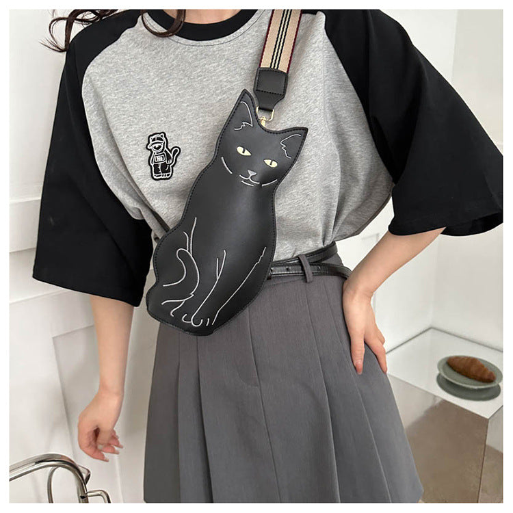 Cat Shaped Sling Bag for Women | Korean Style Shoulder Bag A10
