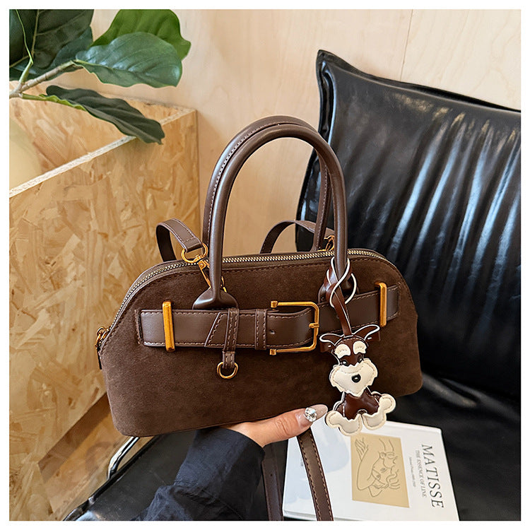 Retro Satchel Bag for Women | PU Leather Commuter Handbag Charm A40