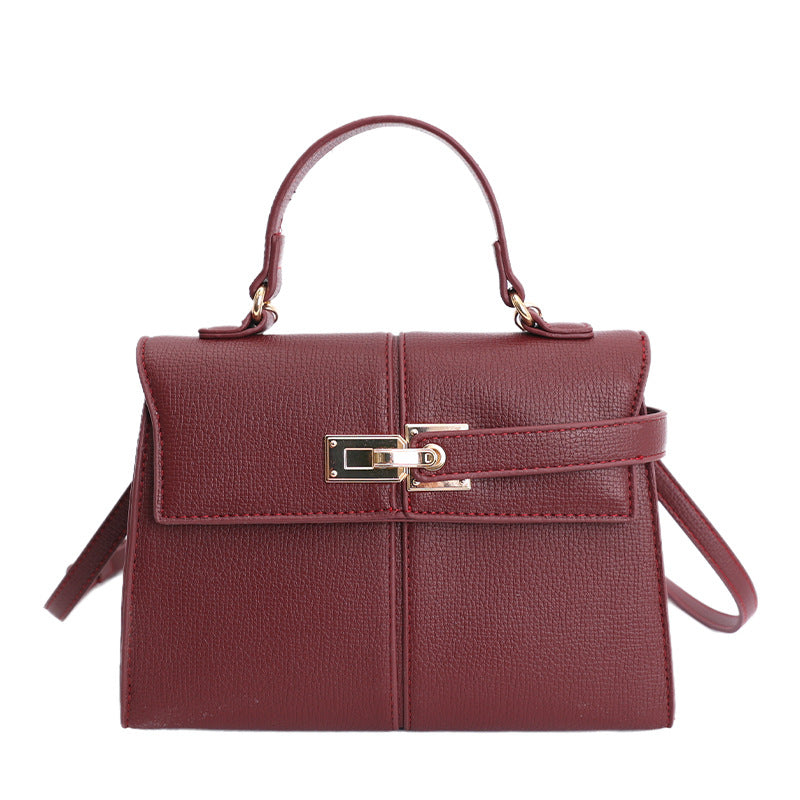 Classic Kelly Lock Bag for Women | PU Leather Crossbody Shoulder Bag A44