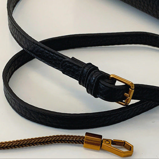 Women's Chain Shoulder Bag | Korean Style, Lock Clasp, PU A1