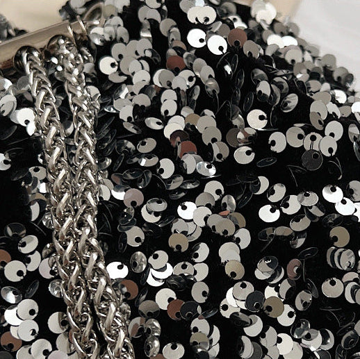 Sequin Bucket Bag | Korean Style Crossbody Evening Bag for Women A62