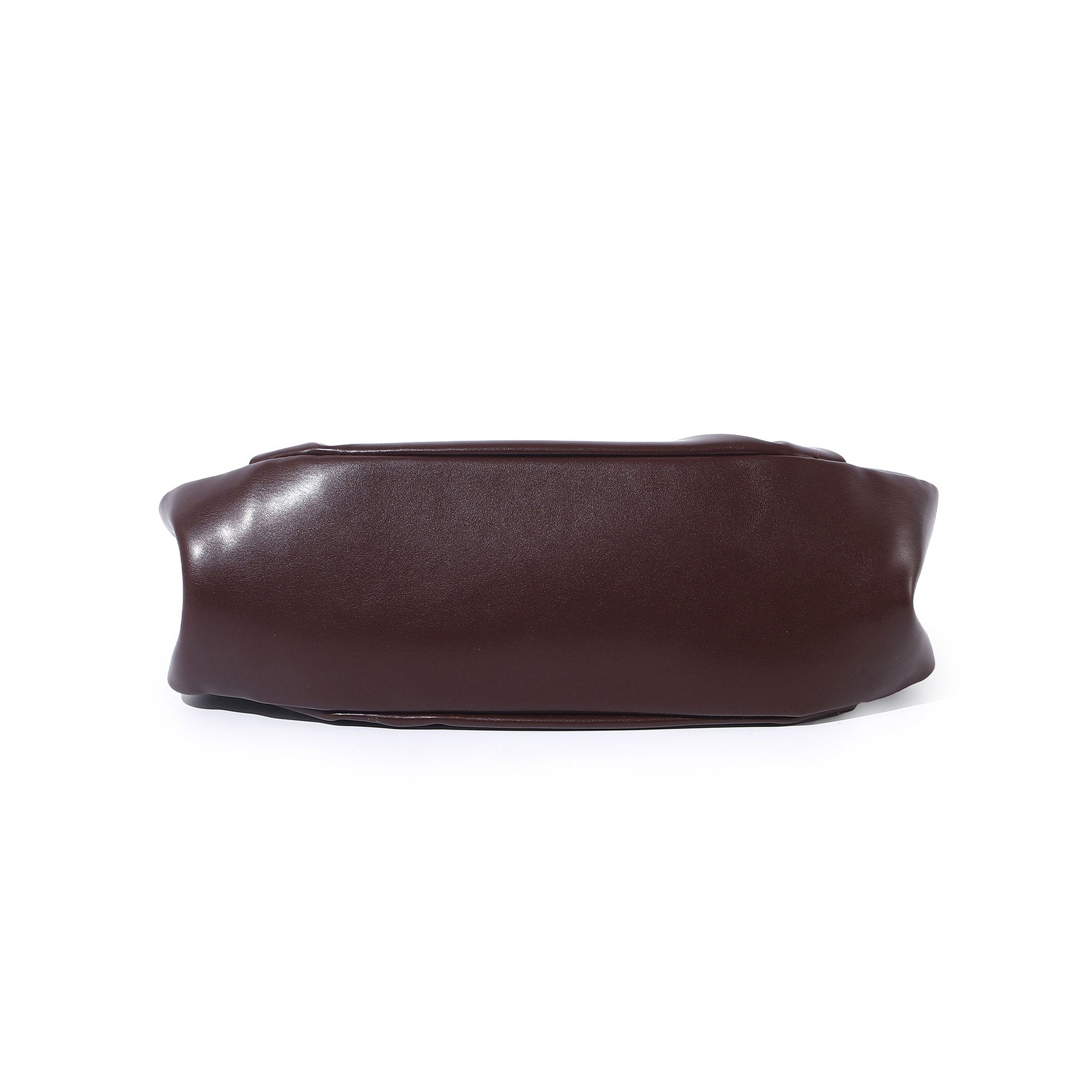 Women's Cloud Clutch Bag Soft Wrinkle PU with Gold Frame Handle A34