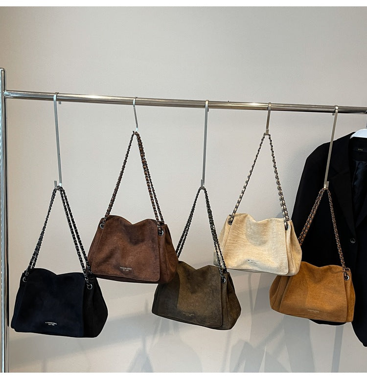 Large Capacity PU Chain Tote Bag | Crossbody Shoulder Bag for Women A71