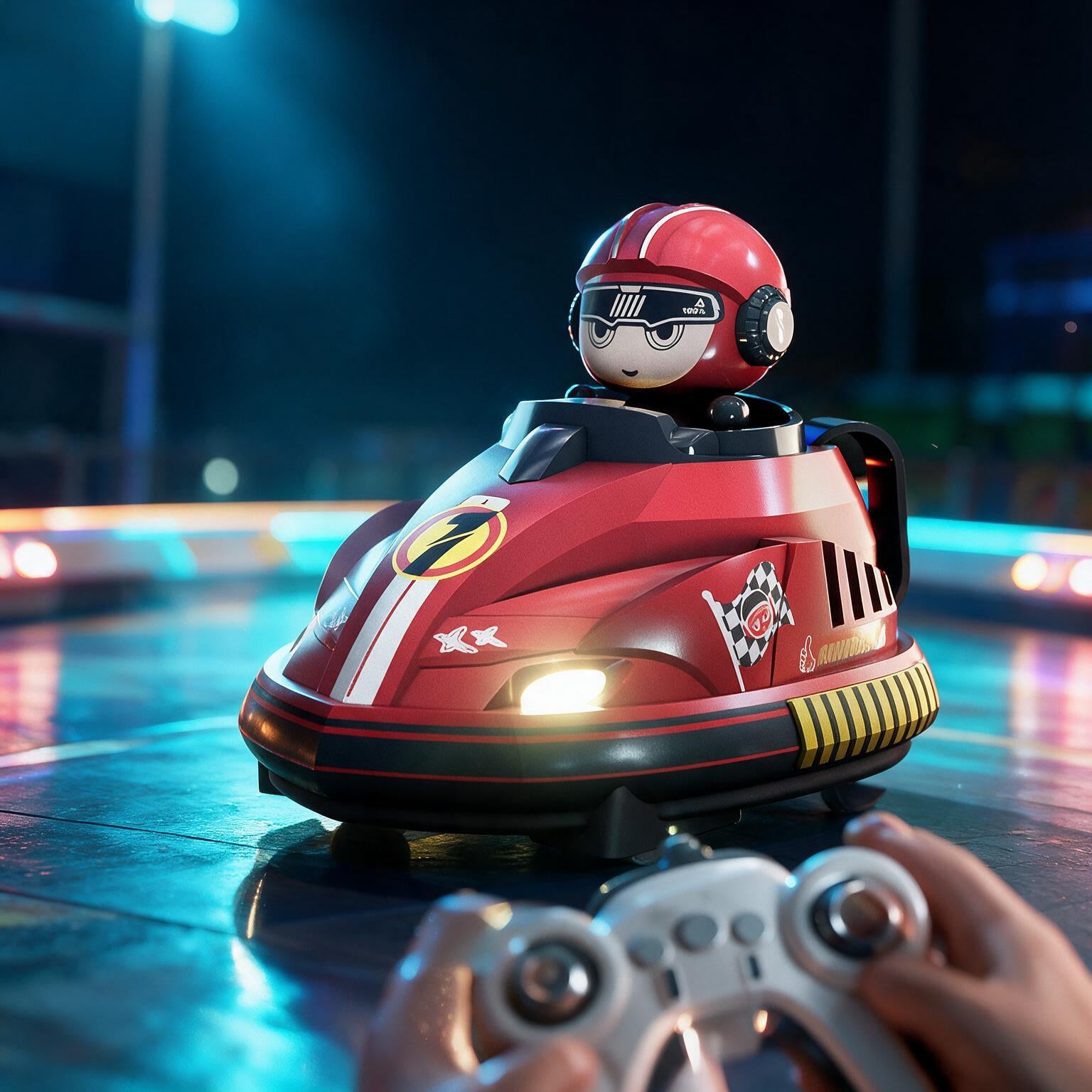 RC Double Bumper Car Collision Toy A194