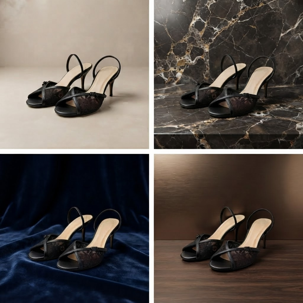 Women's French Lace Crossover Stiletto Sandals | Round-Toe Back Strap High Heels A99