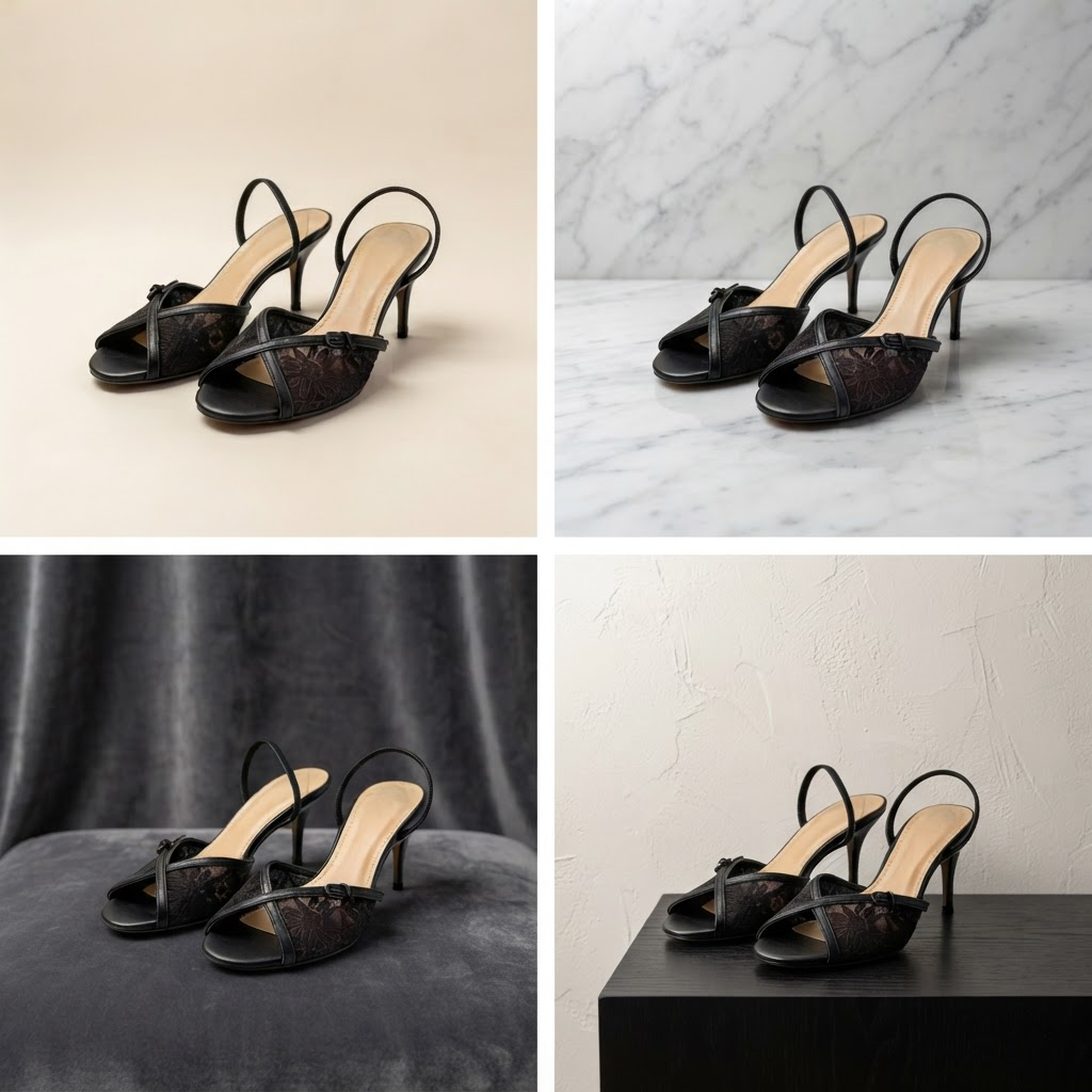 Women's French Lace Crossover Stiletto Sandals | Round-Toe Back Strap High Heels A99