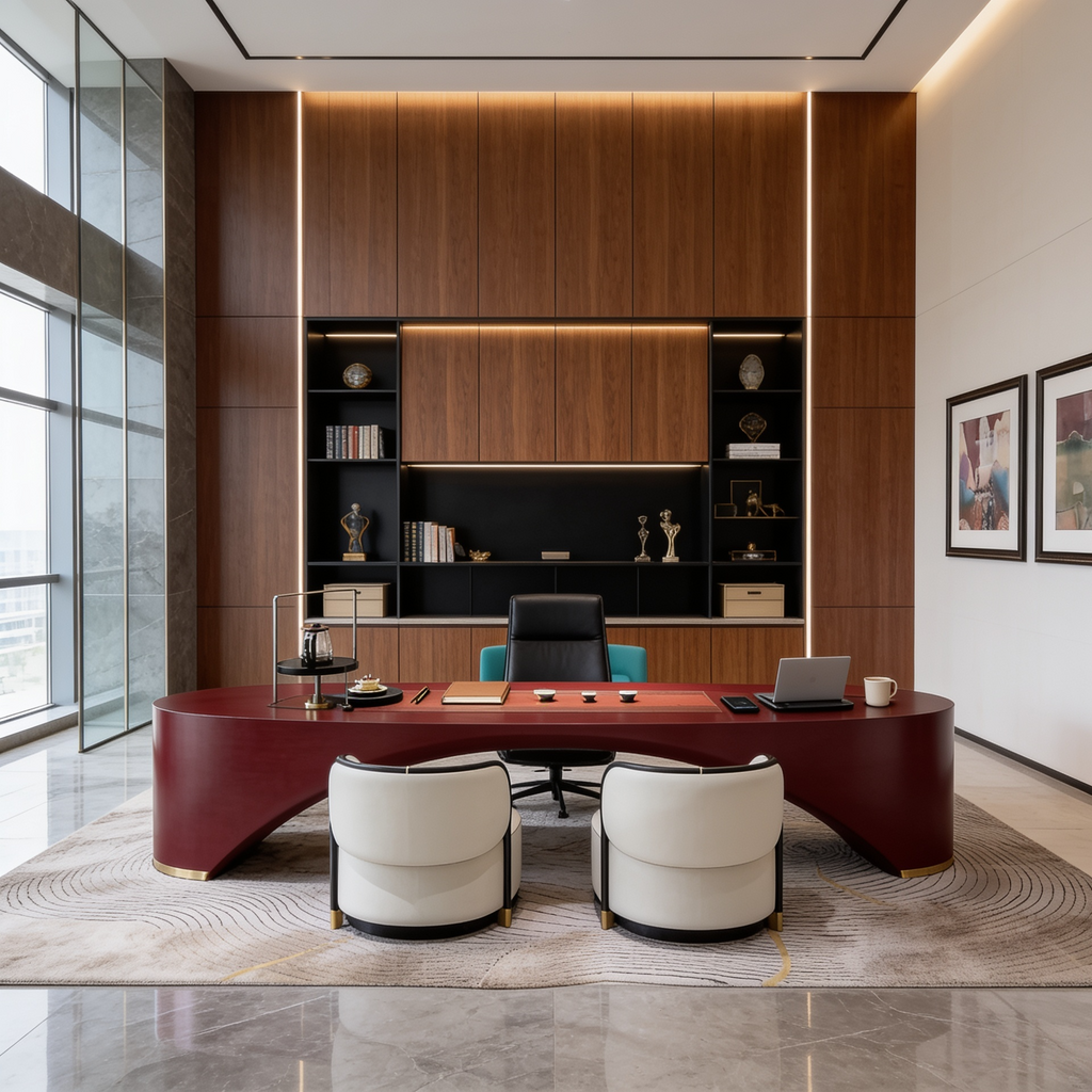 Modern Luxury Coffee Table, Low Table, Irregular Shape A115