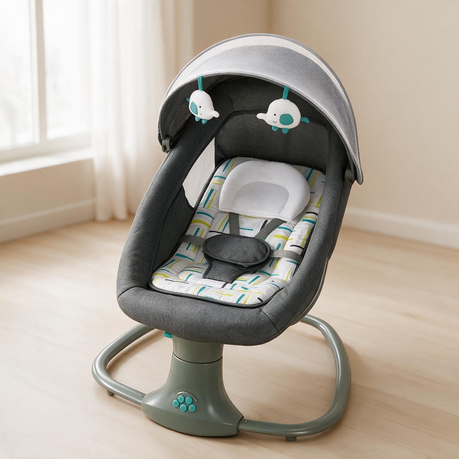 Mastela 3-in-1 Bluetooth Electric Baby Rocking Chair A136