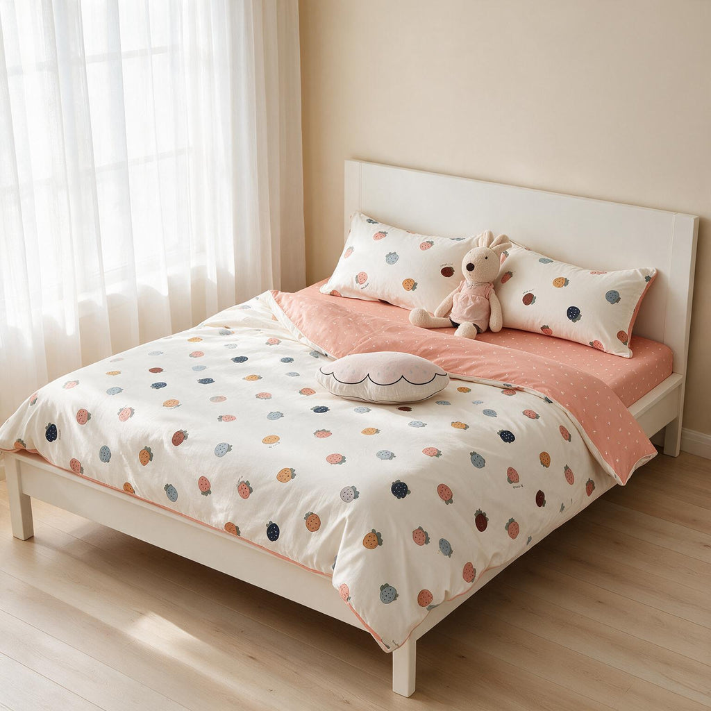 Cotton Kids Bedding Set Cartoon Print A150