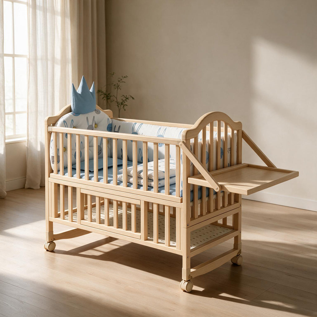 Solid Wood Children's Bed A176