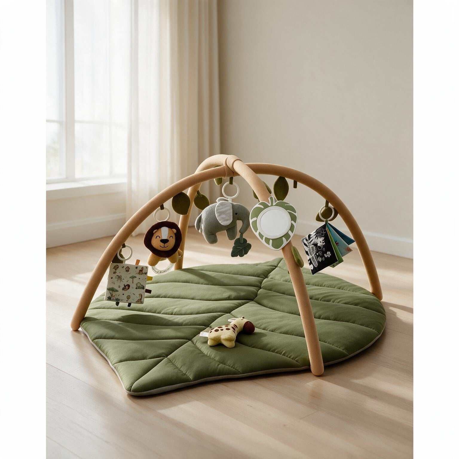 Creative Leaf Shaped Baby Crawling Mat A188